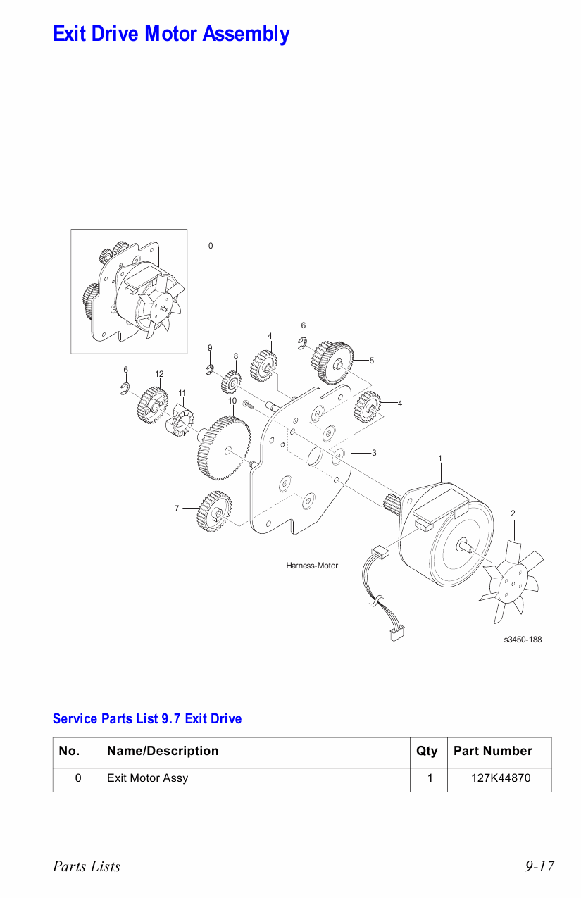 Xerox Phaser 3450 Parts List Manual-4